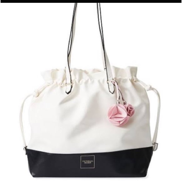 NEW Victoria’s Secret Side Cinch Tote Bag Purse VS - Picture 2 of 7
